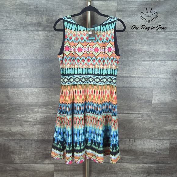 Gabby Style Sleeveless A Line Mini Dress Size 16 - Picture 1 of 7